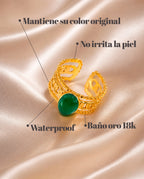 Anillo Malaquita