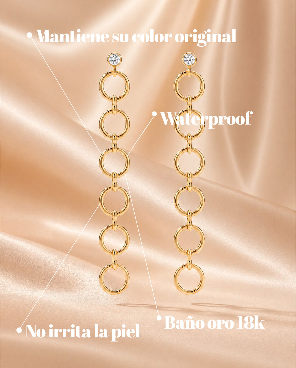 Pendientes Eslabones Infinitos