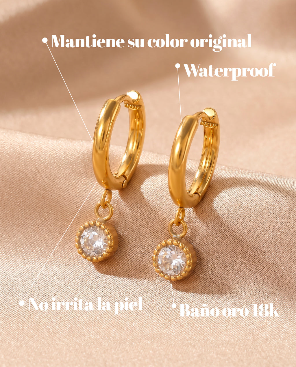 Pendientes Destello Solar