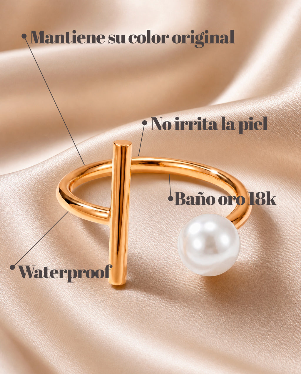 Anillo Perla