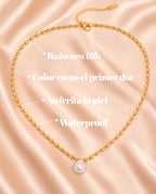 Collar Perla Brillo