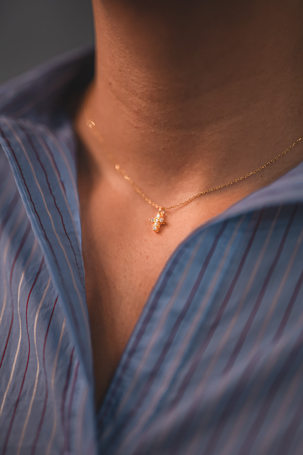 COLLAR FAITH (cruz pequeña plata)