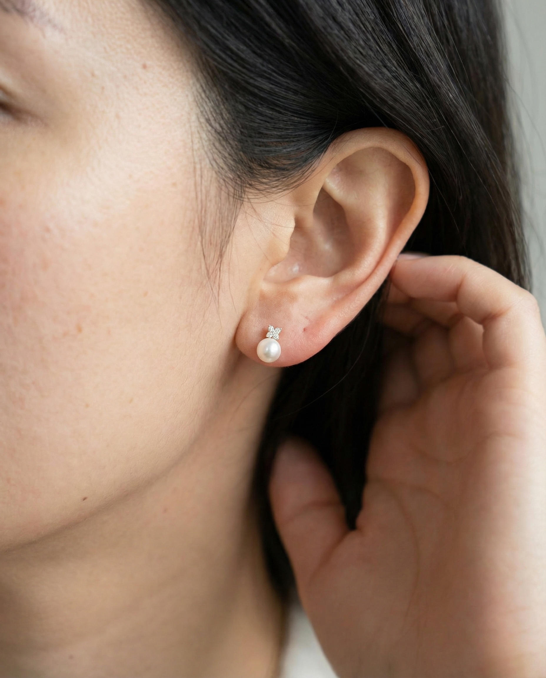 Pendientes Perla Radiante