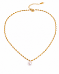 Collar Perla Brillo