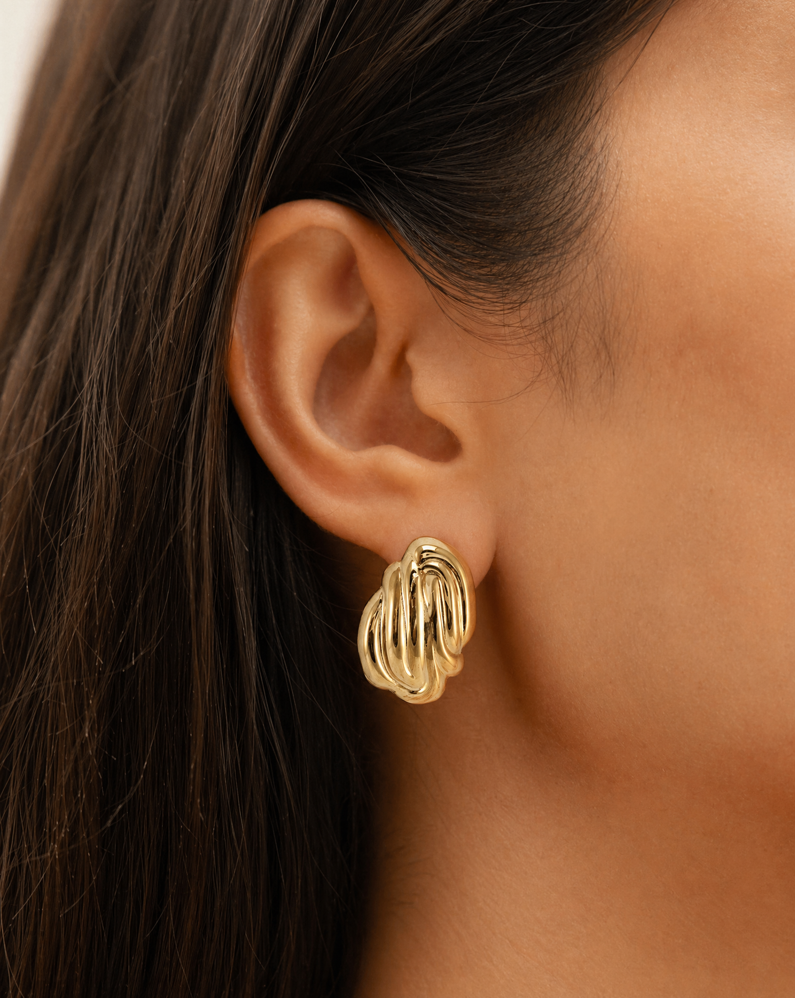 Pendientes Golden Ripple
