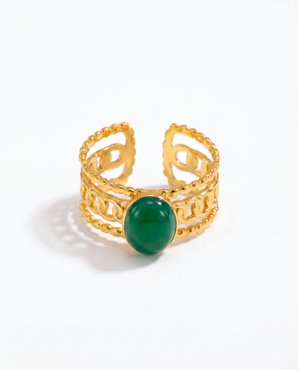 Anillo Malaquita