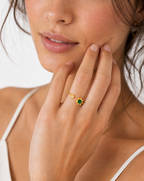 Anillo Solis Malaquita