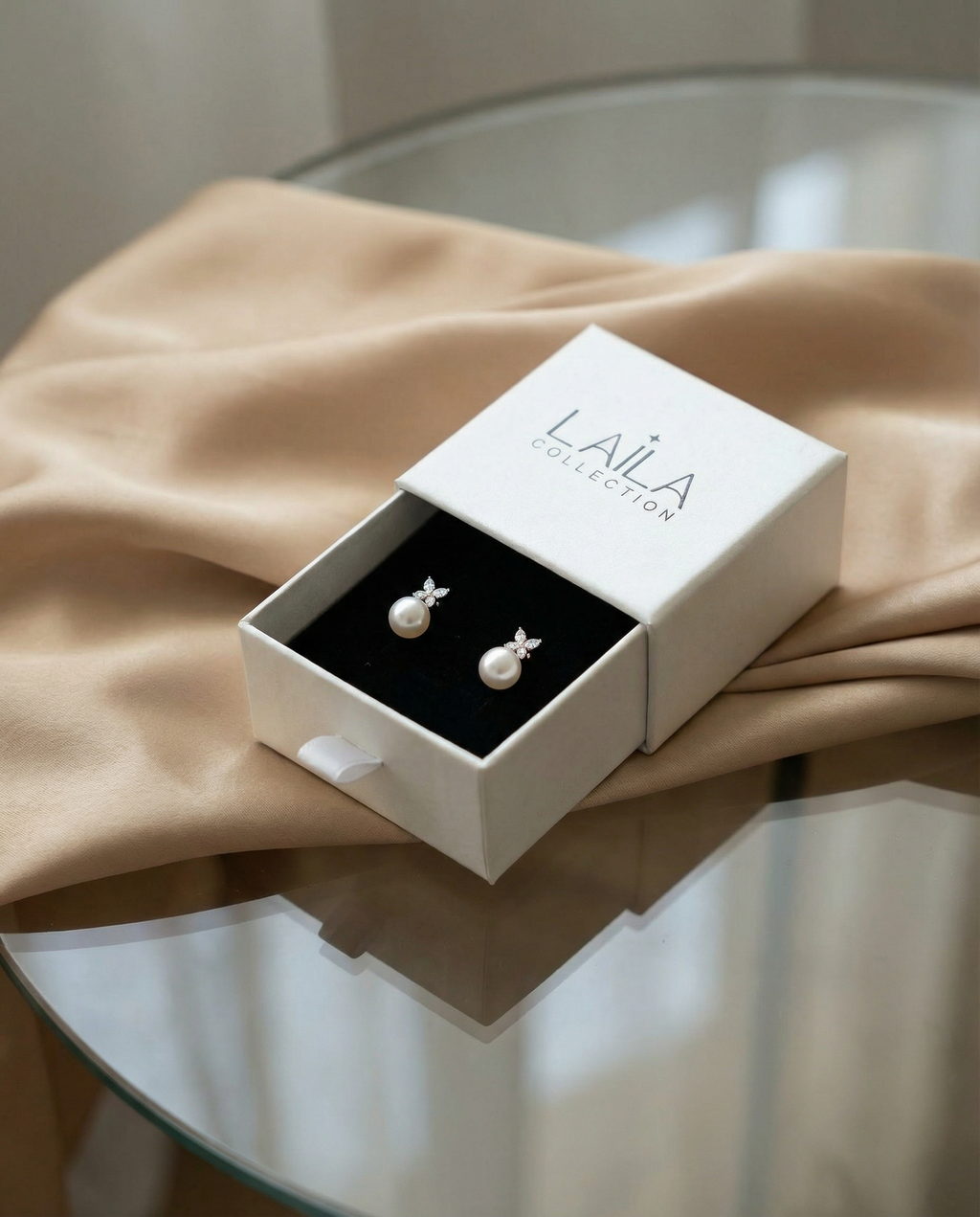 Pendientes Perla Radiante