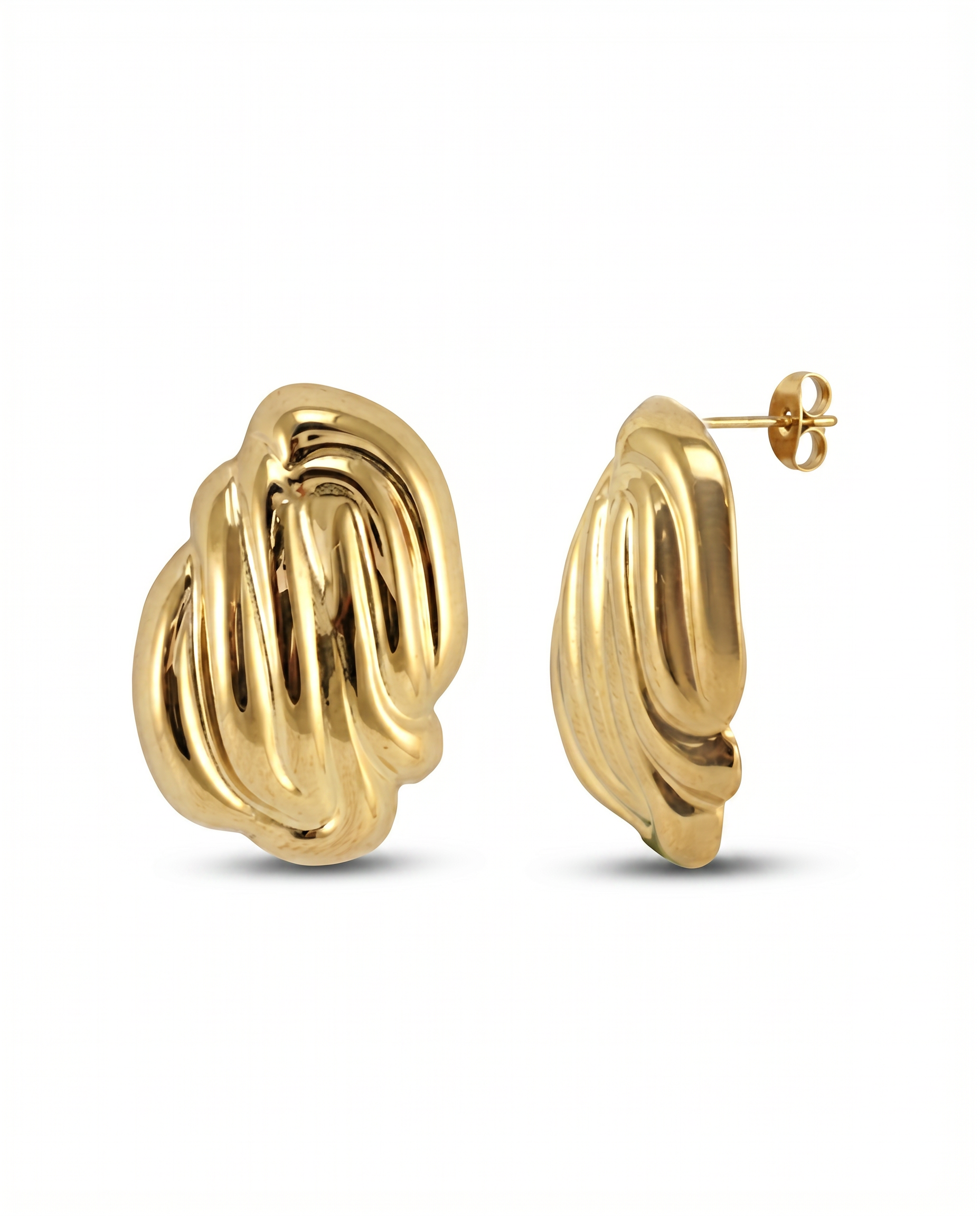 Pendientes Golden Ripple