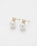 Pendientes Perla Radiante