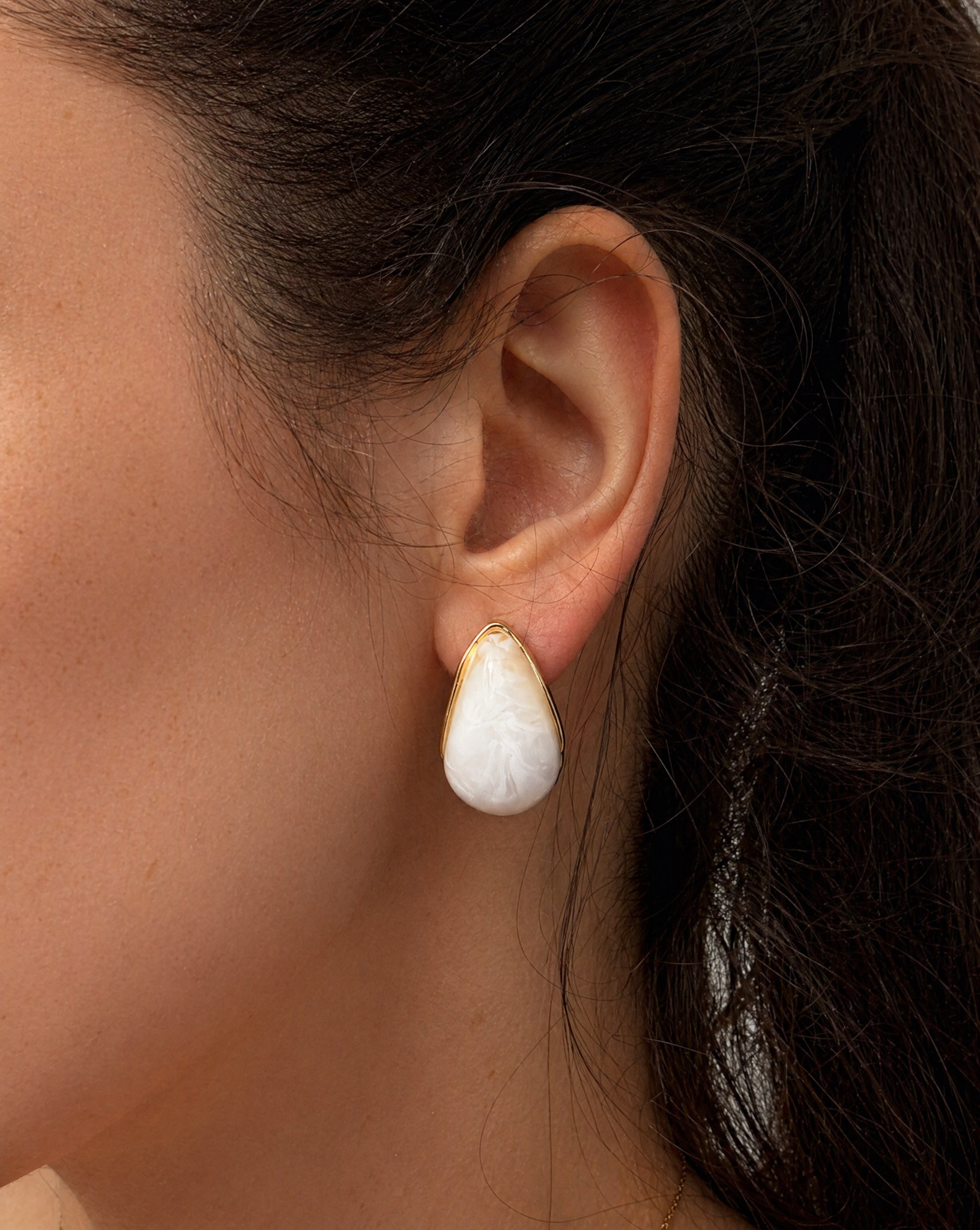 Pendientes Marfil Mediterráneo