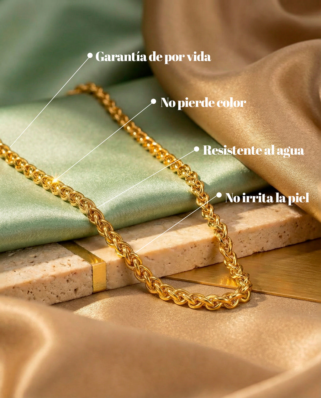 Collar Golden Link