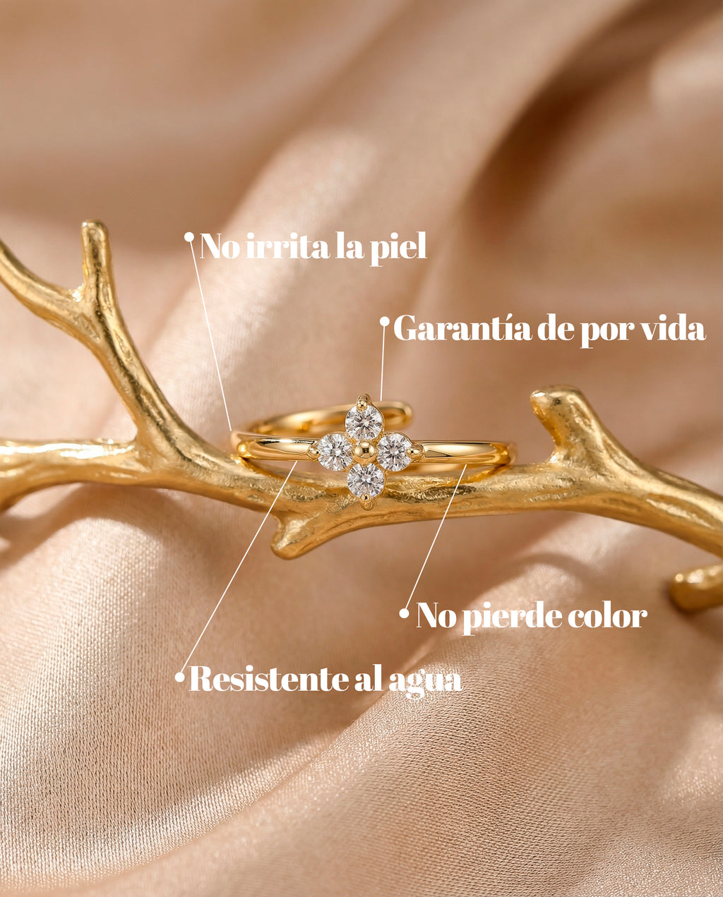 Anillo Jasmine Glow