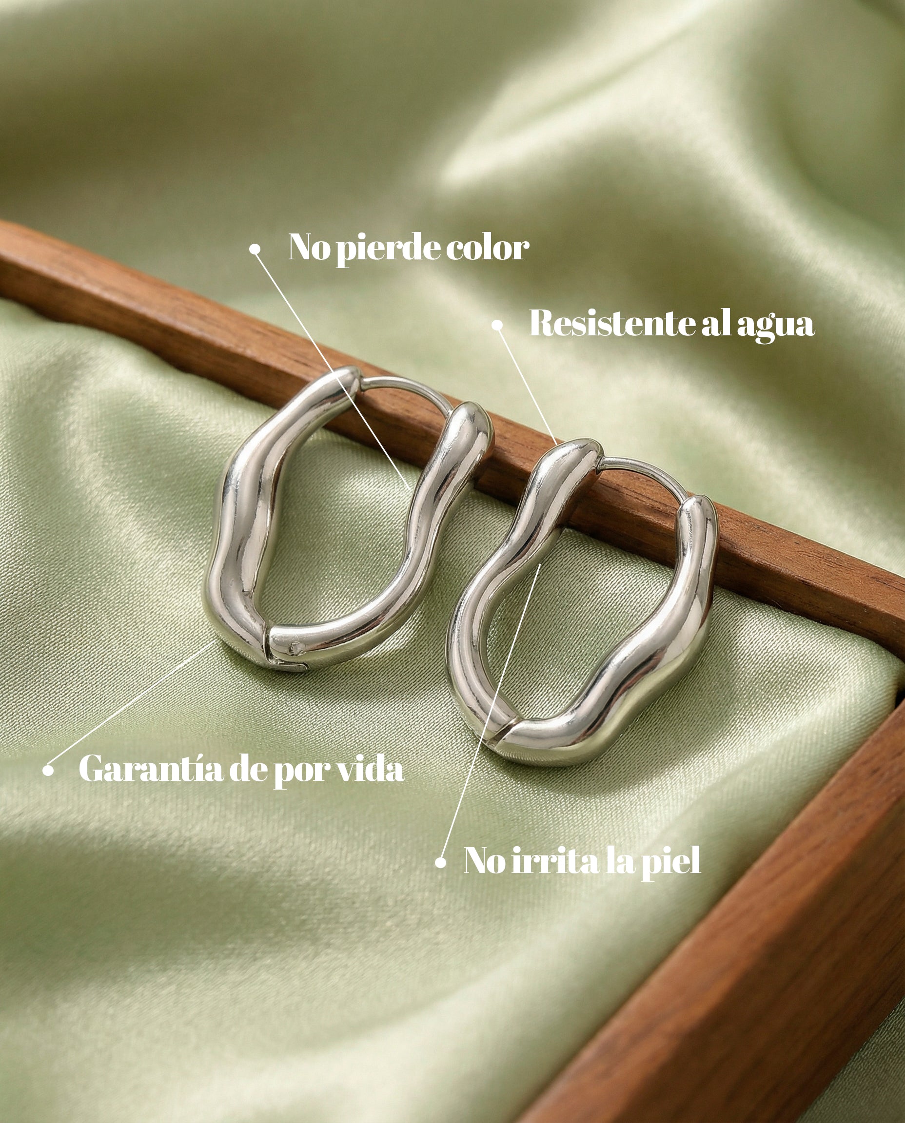 Pendientes Liquid