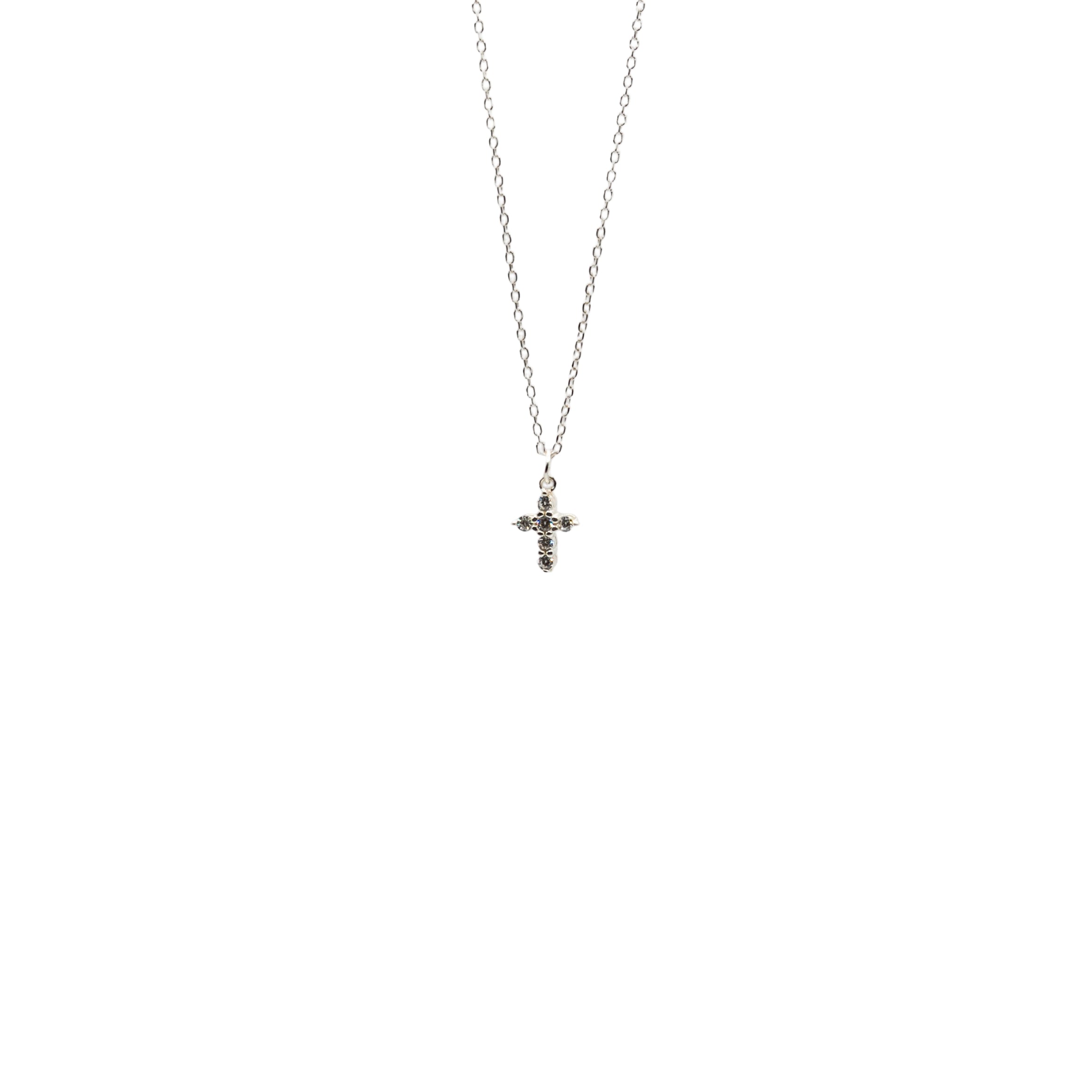 COLLAR FAITH (cruz pequeña plata)