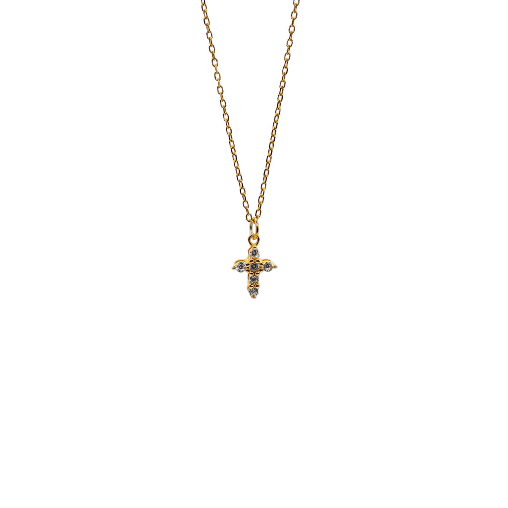 COLLAR FAITH (cruz pequeña oro)