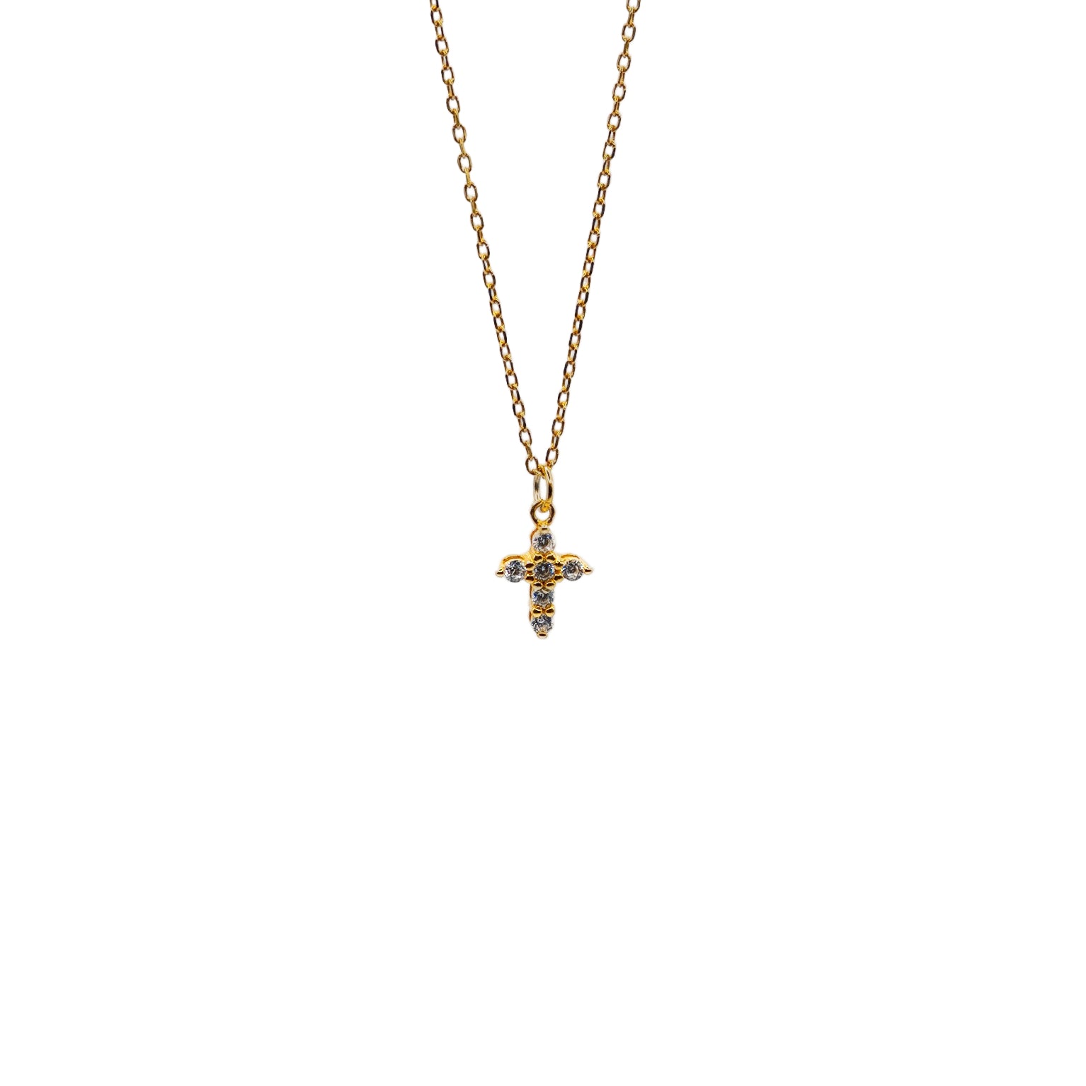 COLLAR FAITH (cruz pequeña oro)