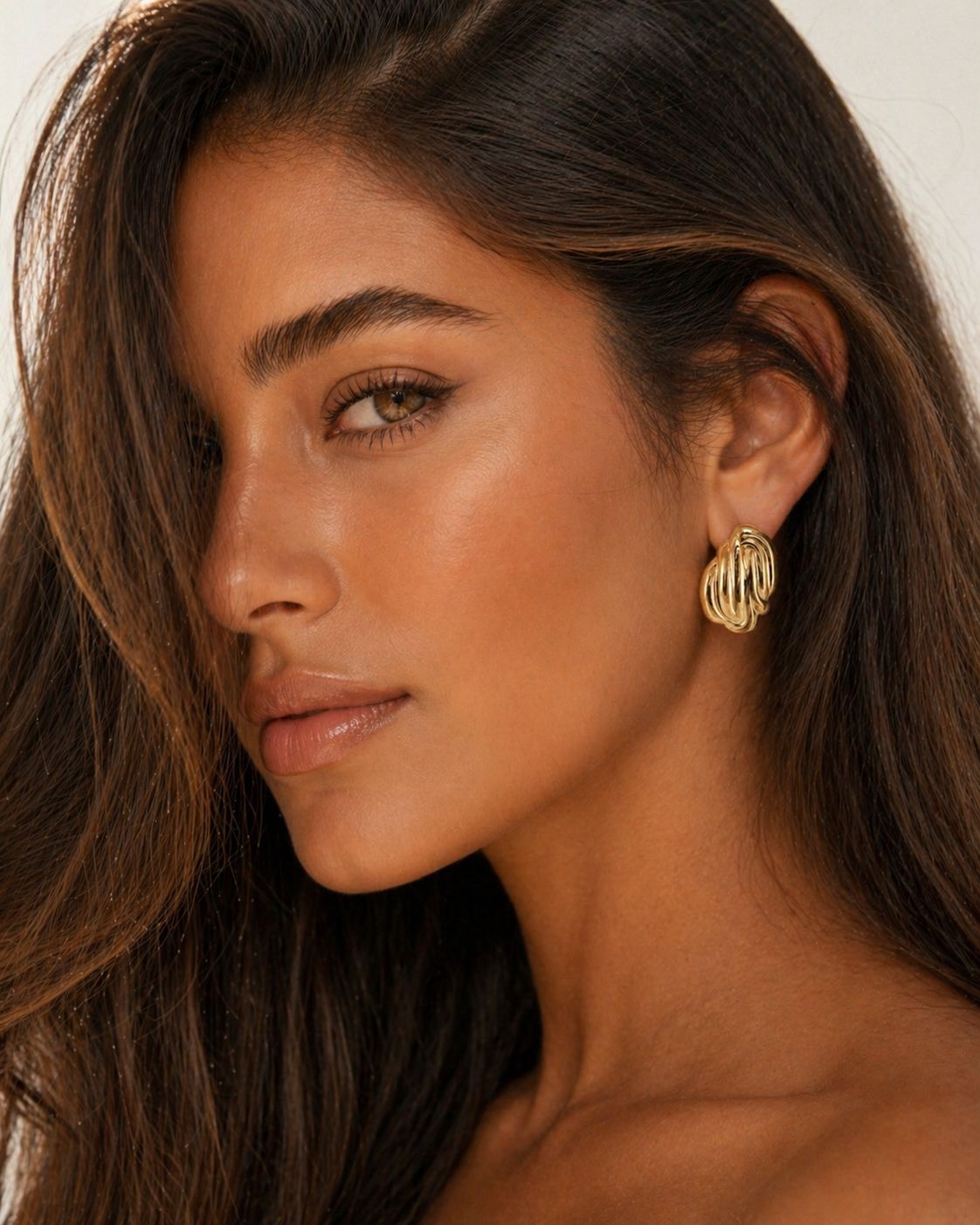 Pendientes Golden Ripple