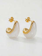 Pendientes Marfil Mediterráneo